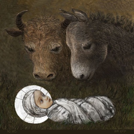 Младенец, Осёл и Вол (II)